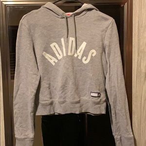 Cropped adidas hoodie